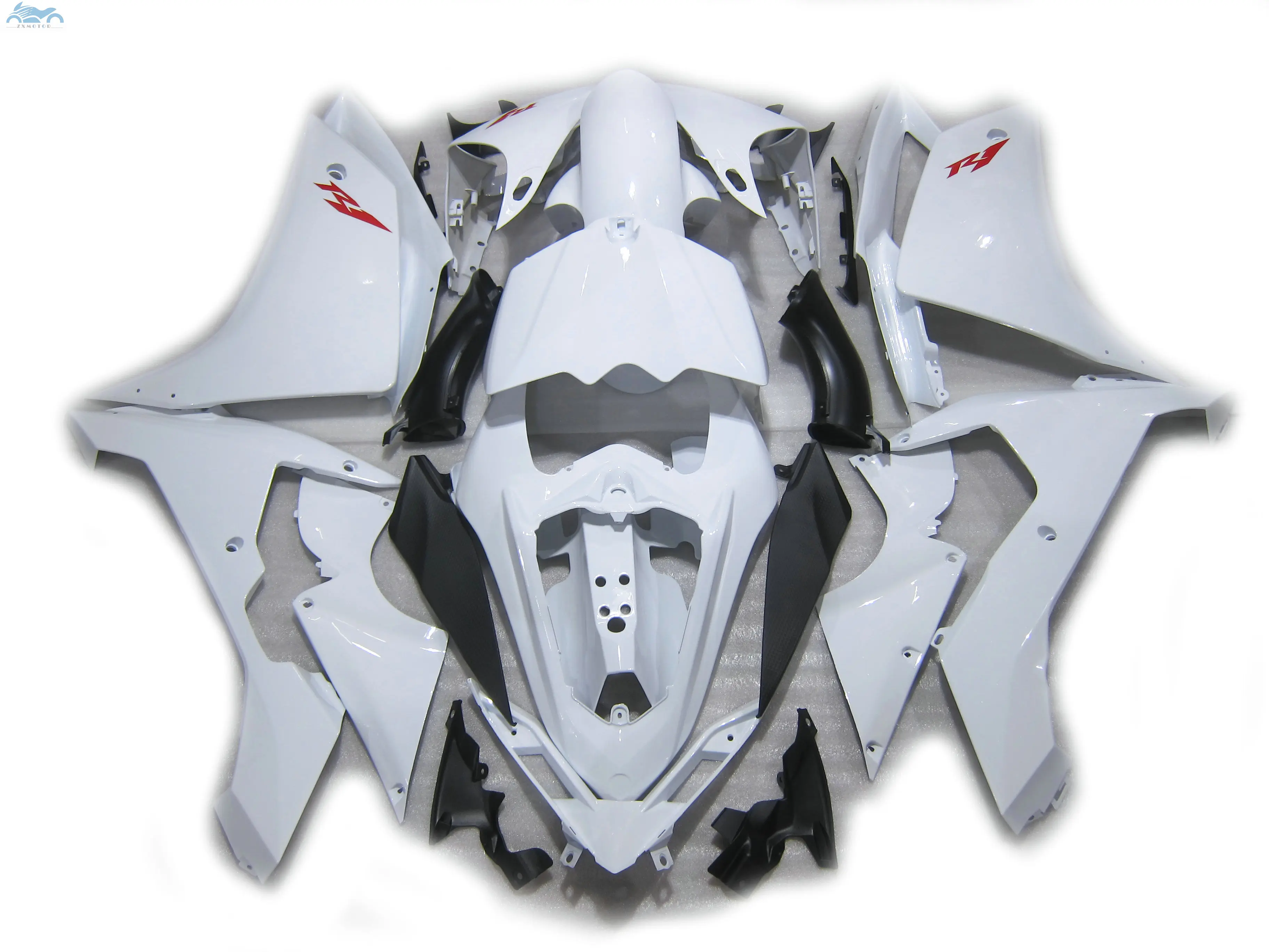 Впрыска обтекателя комплект подходит для YAMAHA 2007 2008 YZFR1 YZF R1 07 08 Белый Мотоцикл