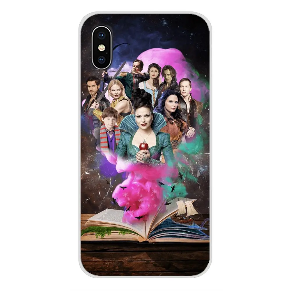 Once Upon A Time Book TV мягкие прозрачные чехлы для Apple iPhone X XR XS MAX 4 4S 5 5S 5C SE 6 6S 7 8 Plus ipod touch