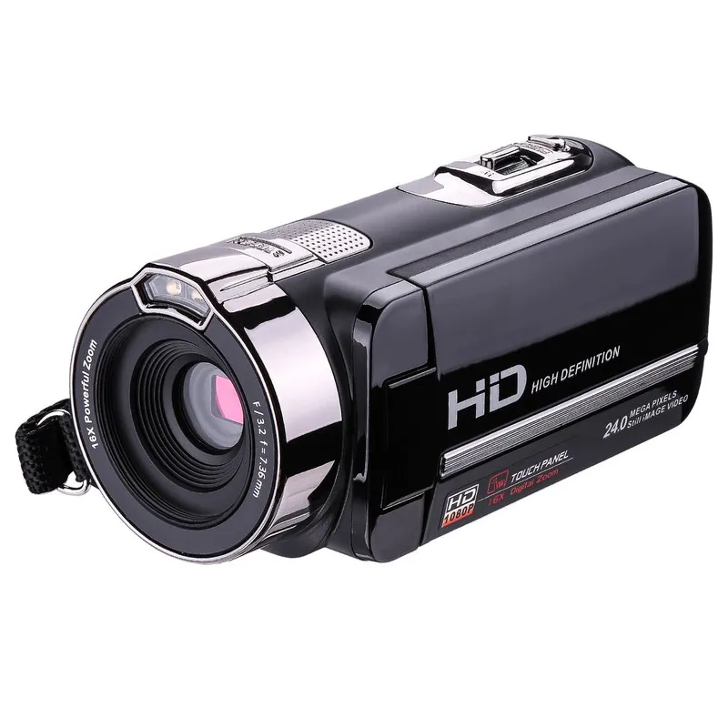 HD цифровой Камера видео Видеокамеры Регистраторы 16X ZOOM CMOS 3.0 дюймов Сенсорный экран ИК ночного видения DV DSLR Камера Multi-язык