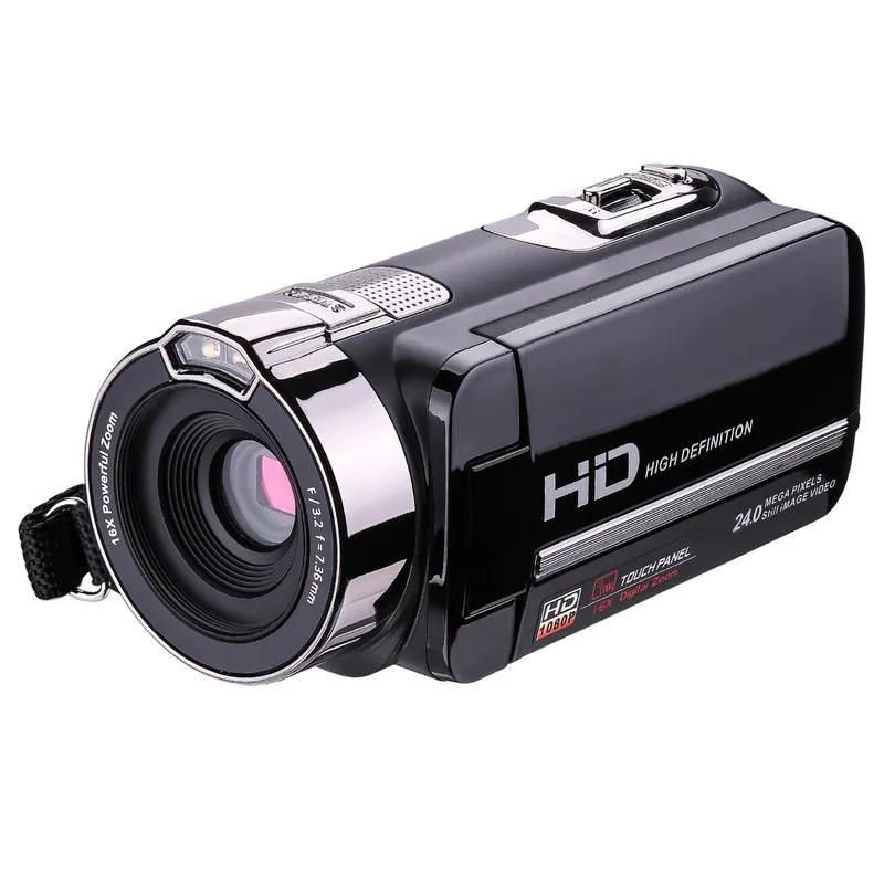 HD Digital Camera Video Camcorders Recorder 16X Zoom CMOS 3.0 inch Touch Screen IR night vision DV DSLR Camera Multi-Languauge