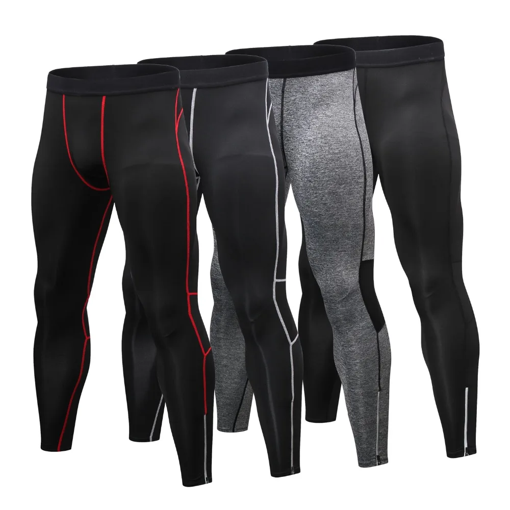 2019 New Design Running Compression Pants Sports Pants Men Skinny