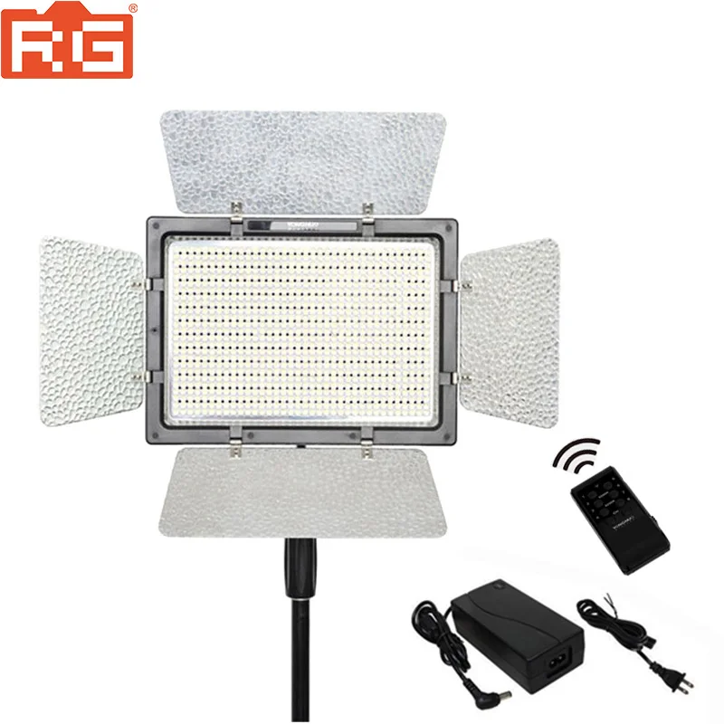 

YONGNUO YN900 High CRI 95+ Wireless 3200K-5500K LED Video Light Panel,YN-900 900 Lamp Beans 7200LM 54W+AC Power Adapter