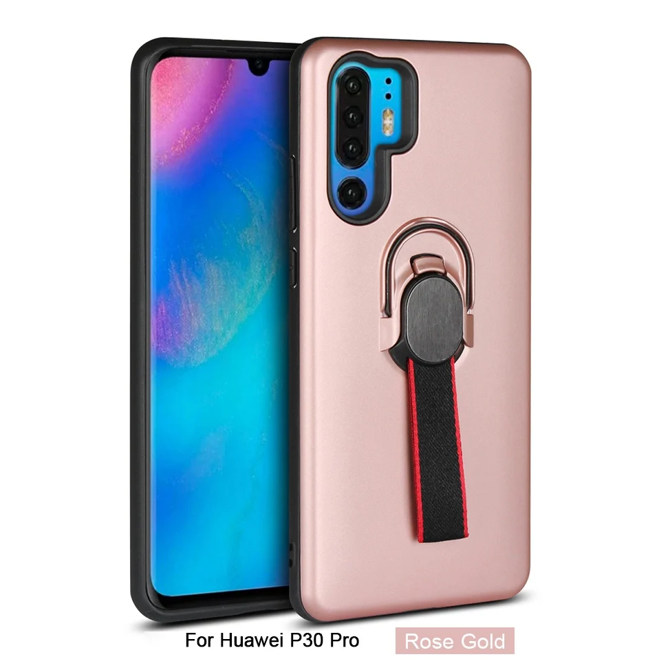 Ring Holder Case For Huawei P20 P30 Mate 20 10 Lite Pro Cover Silicone Luxury Phone Case For Huawei Nova 3 3i 2i 3e Honor 8X     (10)