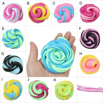 

DIY Soft Fluffy Charms Slime Foam Slime Clay Antistress Kids Toys for Children Ball Supplies