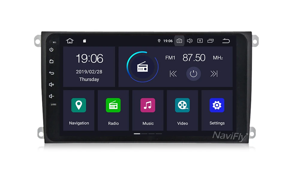 Best NaviFly 2G+16G Android 9.0 IPS+DSP GPS Autoradio multimedia player for Porsche Cayenne 2003-2010 with GPS navigation stereo 26