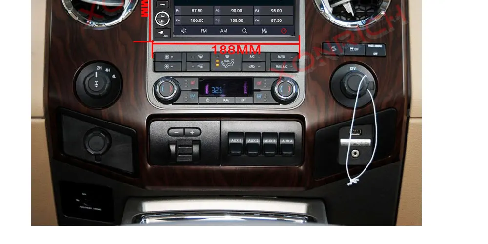 Cheap Car Multimedia player  Android 8.1 Autoradio CAR DVD player For FORD/F-150/Mustang/Explorer/Kuga/Edge Radio FM wifi 3G BT 11