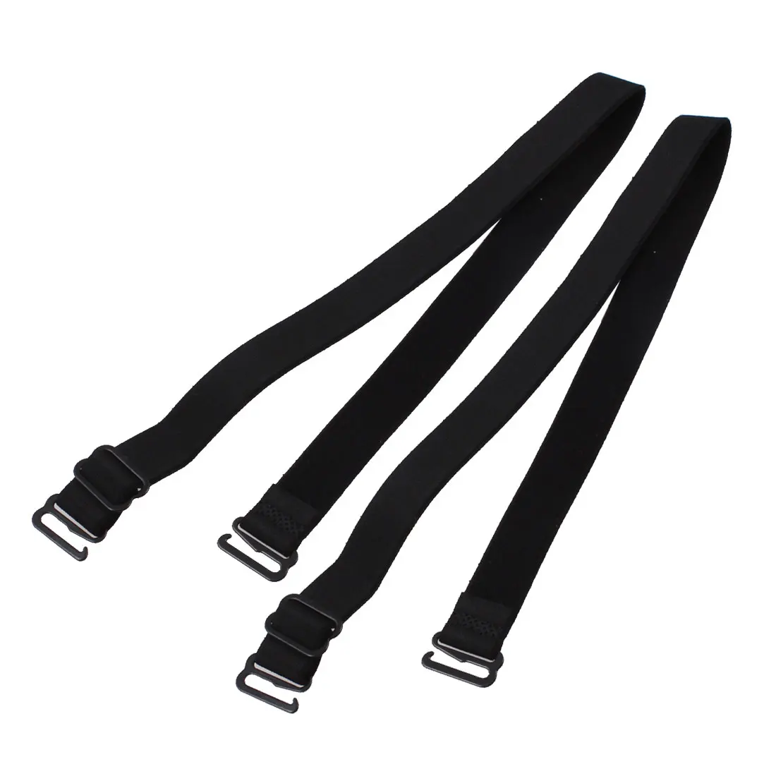 Black Elastic Fabric Metal Hook End Bra Straps Pair for Ladies on Alibaba Group