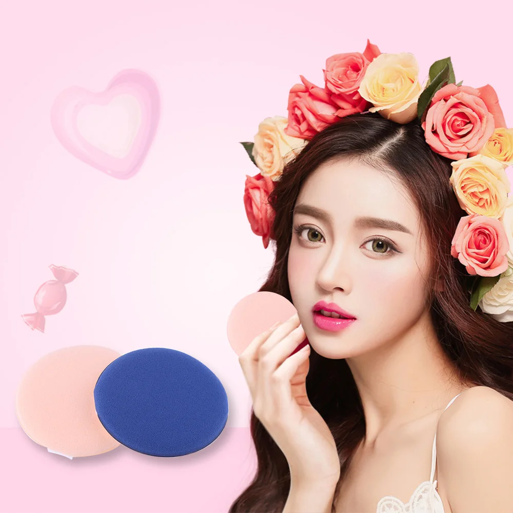 2 Pcs Powder Puff BB/CC Cream Foundation Sponge Air Cushion Puffs