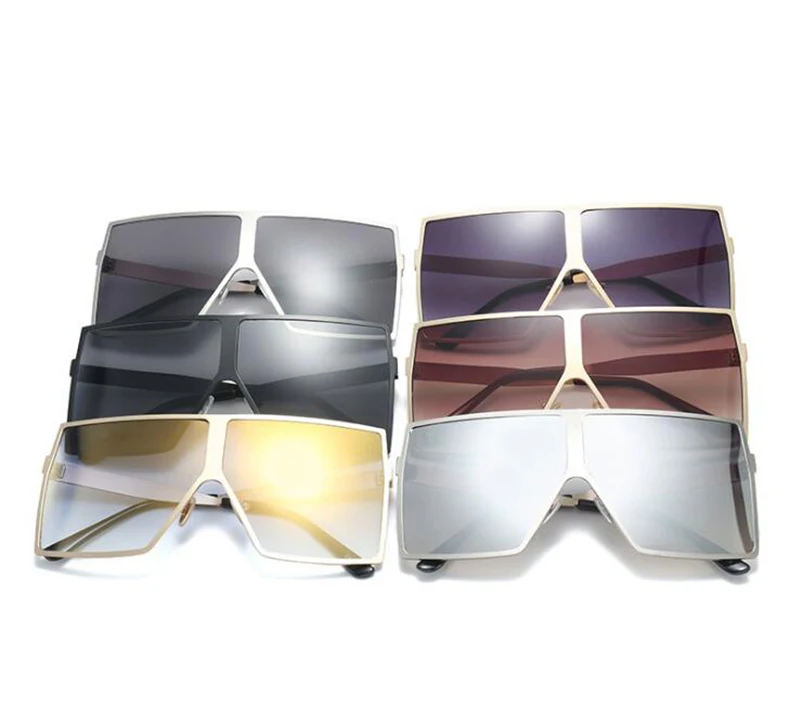 XYKGR, модные квадратные солнцезащитные очки, женские, фирменный дизайн, черная оправа, Золотая оправа, серебряная оправа, солнцезащитные очки для мужчин и женщин