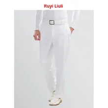 Ruyi Liuli-брюки для медсестер, белые комбинезоны, больничные мужские и женские брюки, брюки для похудения, брюки для медсестер, брюки с эластичным поясом