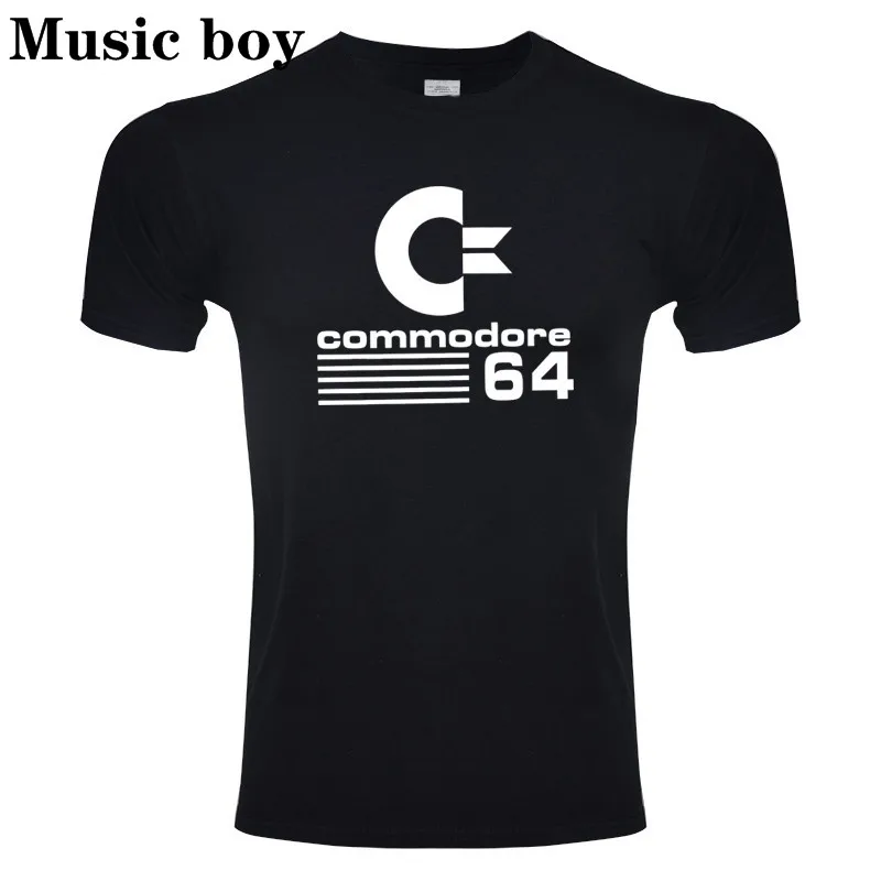 

2017 Summer Commodore 64 T Shirts C64 SID Amiga Retro 8-bit Ultra Cool Design Vinyl T-shirt Mens Clothing With Short Sleeve