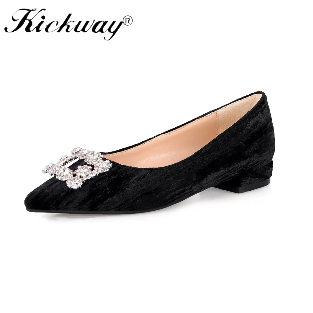 rhinestone pointed flats