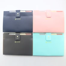 Domikee новая классическая школьная папка для менеджера документов формата А4, милый детский расширяющийся кошелек, папка для файлов, 4 цвета, 5/12 внутренние карманы