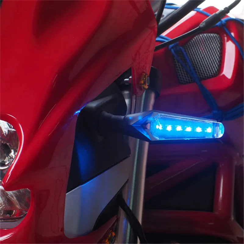 

1pair 12V Universal Motorcycle LED Turn Signals indicator Lights Motorcycle motocross Indicators Flasher Blinkers Signal Lamp