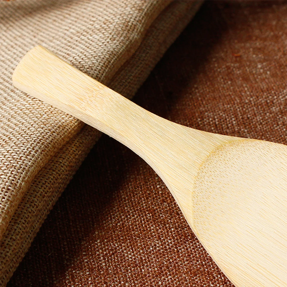 DIY деревянная суши-Лопатка для риса здоровый бамбук суши ложка, кухонные принадлежности Посуда весло шпатель