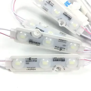

200PCS Arrival New LED Store Front Window Led Module Light Sign Bar SMD 5730 3LED Injection IP68 Waterproof Strip Light