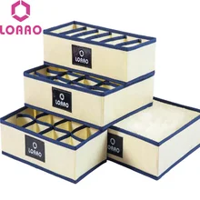 LOAAO домашняя коробка для хранения носков ящики для нижнего белья Органайзер коробка для бюстгальтера Органайзер хранения носков пылезащитный чехол сумка для хранения вешалка сумка