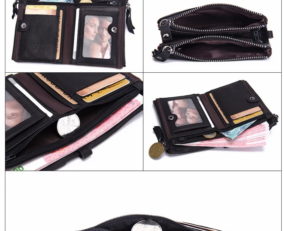 saco masculino saco de mão dupla zipper