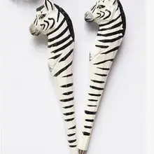 Рекламная Высококачественная деревянная шариковая ручка zebra, липа, зверушки в подарок, ручка ручной работы, деревянная резная цветная ручка