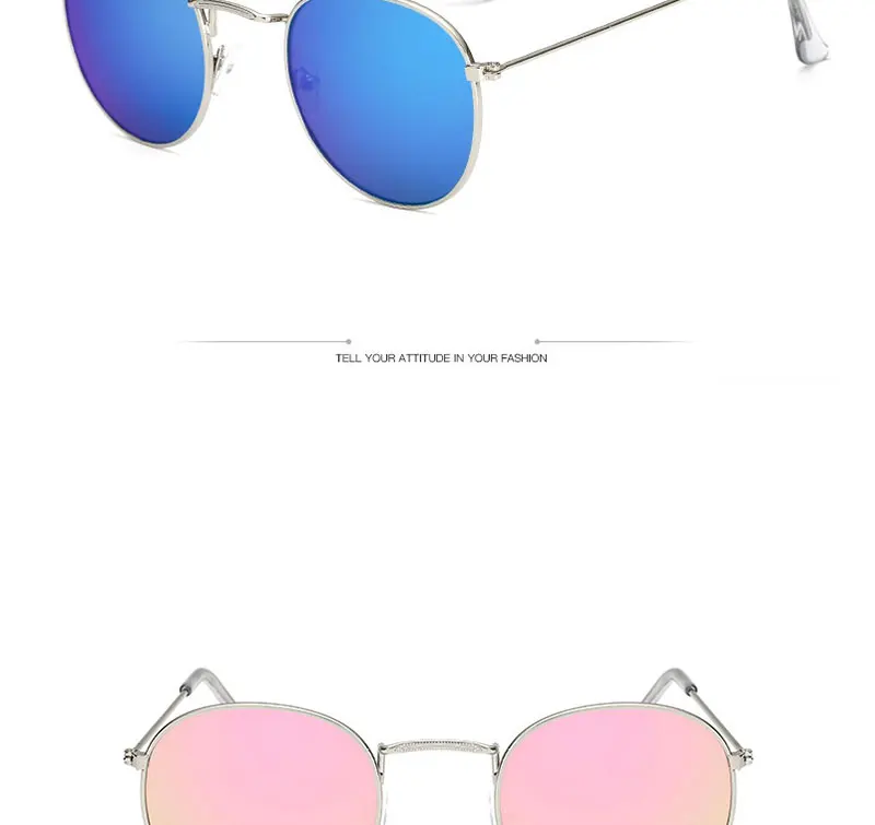 LeonLion, винтажные Круглые Солнцезащитные очки для женщин, Классические винтажные очки для мужчин, зеркальные очки для покупок, UV400
