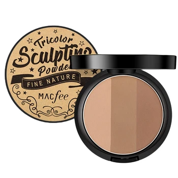 

Natural 3 Colors Concealer Powder Palette Highlighter Base Contour Facial Cream Bronzers Cosmetic Face Make Up Maquiagem