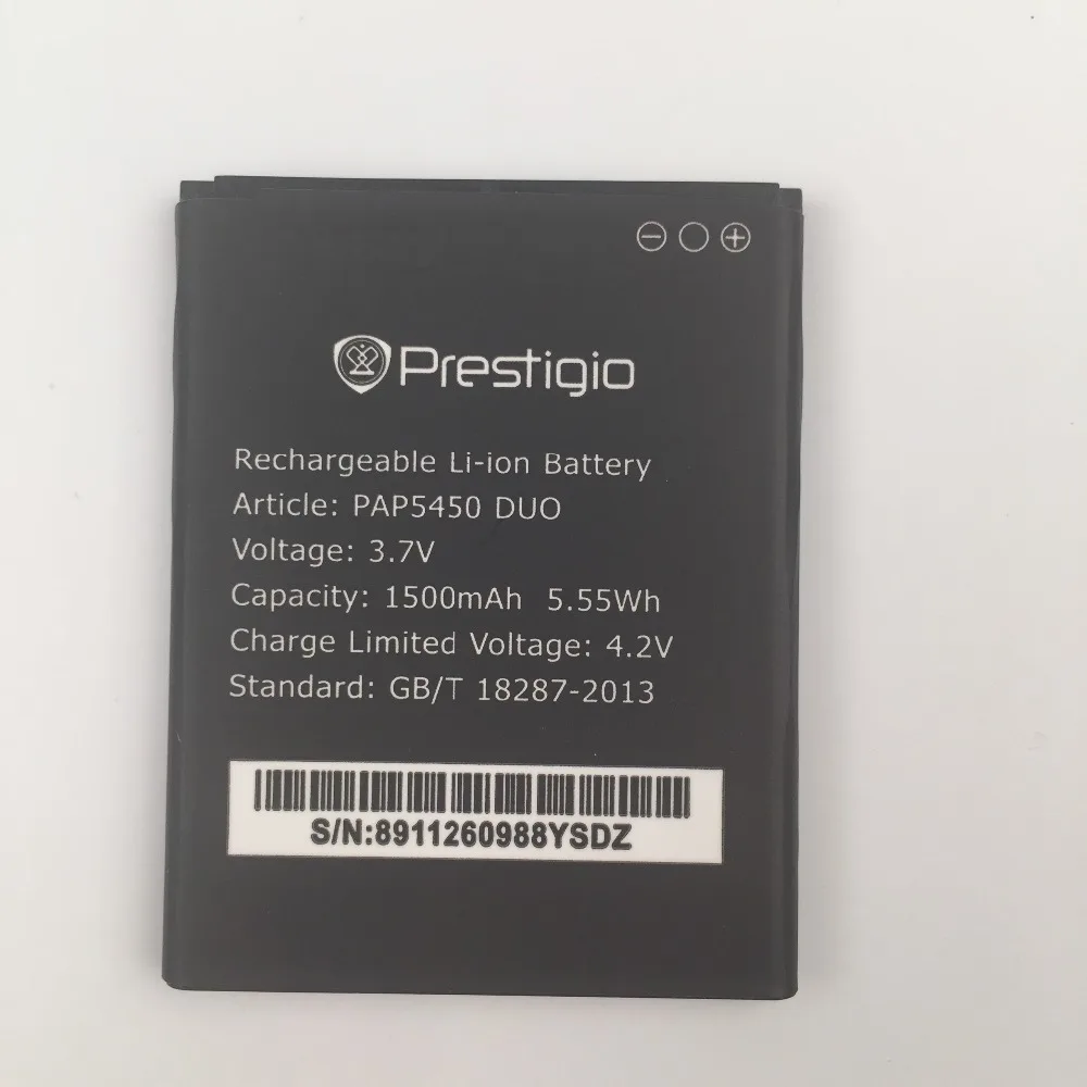 

New 1pcs 100% high quality PAP5400 DUO 3.7v 1700mAh Battery For Prestigio PAP5400 DUO 5400 Mobile Phone