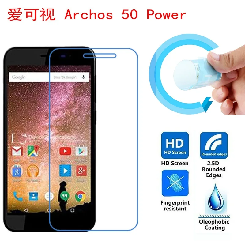 Archos 50 Мощность Экран Защитную Пленку 2.5D Ультра-Тонкий Прозрачный Мягкая Пленка
