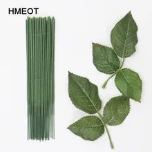 HMEOT 20 шт./лот 40 см цветок стебель для гортензии розовый цветок пиона настенный шар для Свадебные украшения, аксессуары диаметр 2 мм