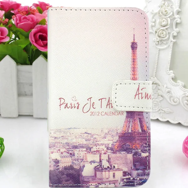 Кожаный чехол держатель карты мобильного телефона сумка Protector кожи флип wa для OPPO