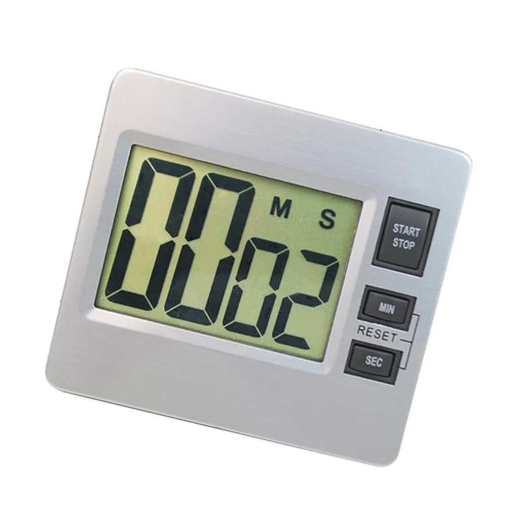 Large LCD Digital Kitchen Cooking Timer Count-Down Up Racing Counts Watch Alarm Clock Commercial Residential	