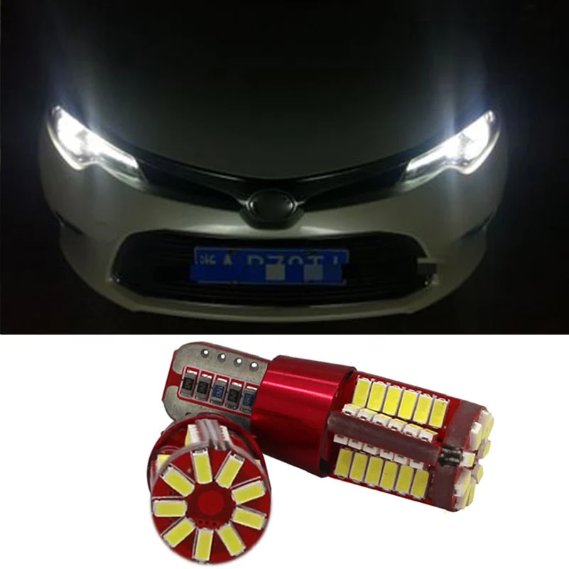 2x T10 LED Canbus Car Parking Light Clearance Lights for Toyota Corolla