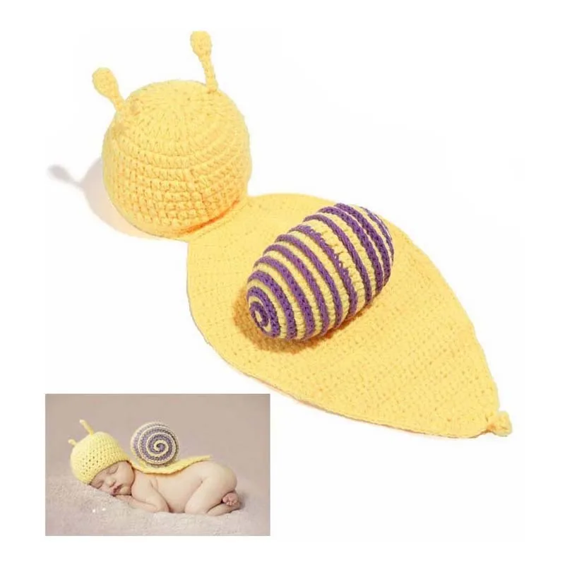 MOLIXINYU мило! новые мягкие реквизиты для новорожденных детей, для новорожденных шапка, детские шапки, вязаные для новорожденных, комплект одежды - Цвет: E  Huangwoniu
