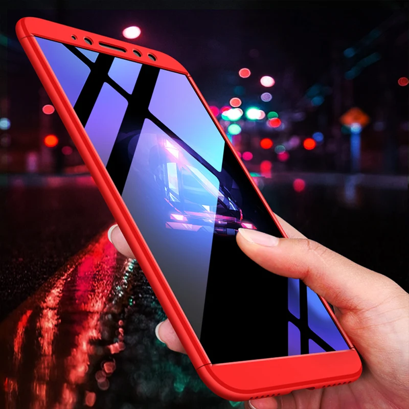 Чехол для телефона Xiaomi redmi S2 Y2 чехол 360 полный защитный 3 в 1 матовый Жесткий ПК