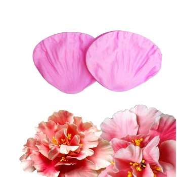 

Flower Petal Silicone Molds Roses Fondant Chocolate Clay Candy Moulds Kitchen Baking cake decorating tools T1028