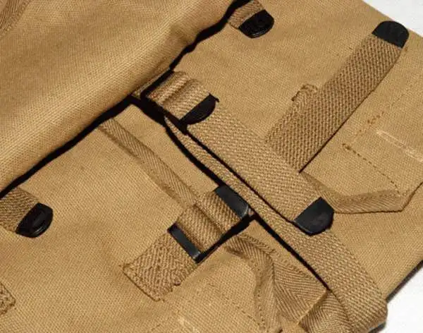 Military Backpack Durable WW2 US Army M1928 Haversack Knapsack