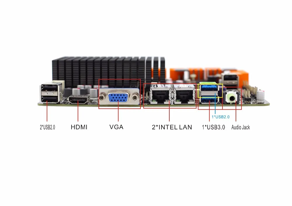 HCiPC J1900 6Bay Мини компьютер, NAS PC, J1900 NAS BareBone, 6Bay NAD HDD корпус, P401-1 HCNAS(Node6)+ Motheboard+ 8G ram