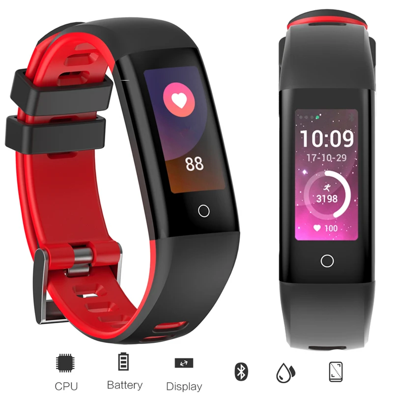 

Screen HR Monitor Smart Sport Watch Men Unisex Calorie Pedometer Fitness Smart Watch Women for Android IOS Phone Tracker Watches