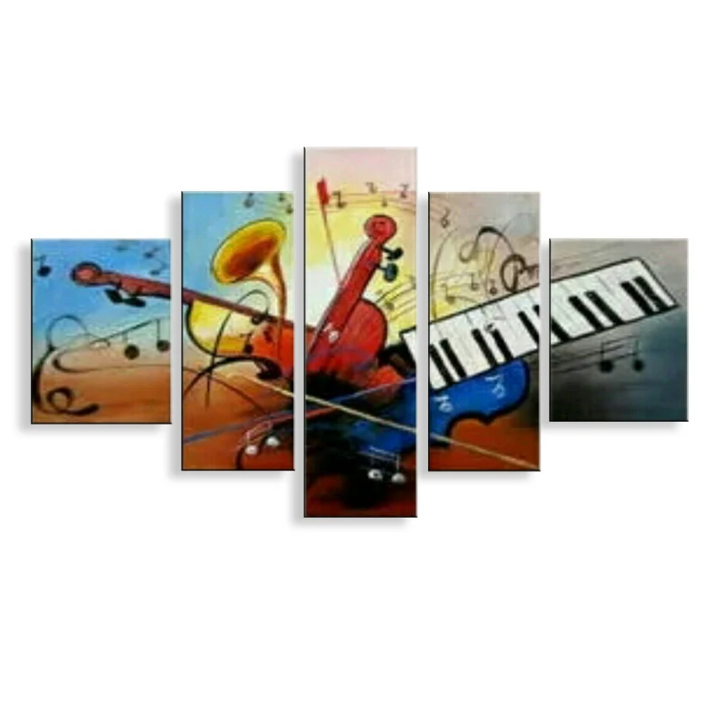 

wall decor oil painting modern oil painting on canvas abstract painting Musical Instruments art cheap modern paintings SS-001