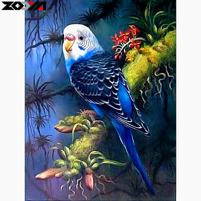 

5D DIY Diamond embroidery Forest parrot full drill diamond painting Cross Stitch sets pictures of Rhinestones mosaic decor