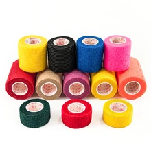 10 rolls/lot Non-woven Elastic Self-adhesive Bandage Wrist Arm Leg Joints Protector Breathable Athletic Adhesive Tape Bandages