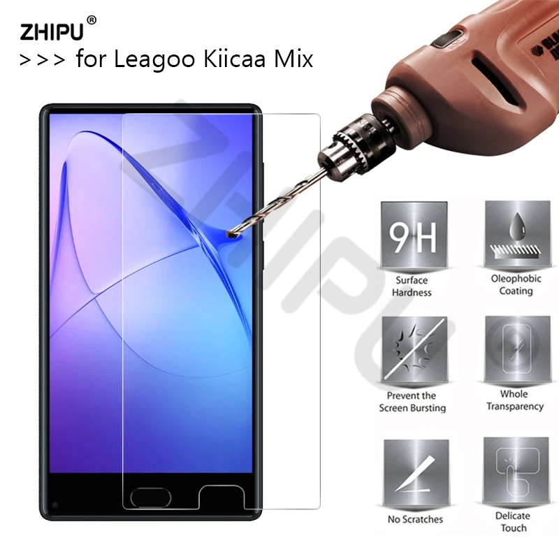 5 шт./лот закаленное Стекло для LEAGOO KIICAA MIX дюймов Экран протектор Защитная
