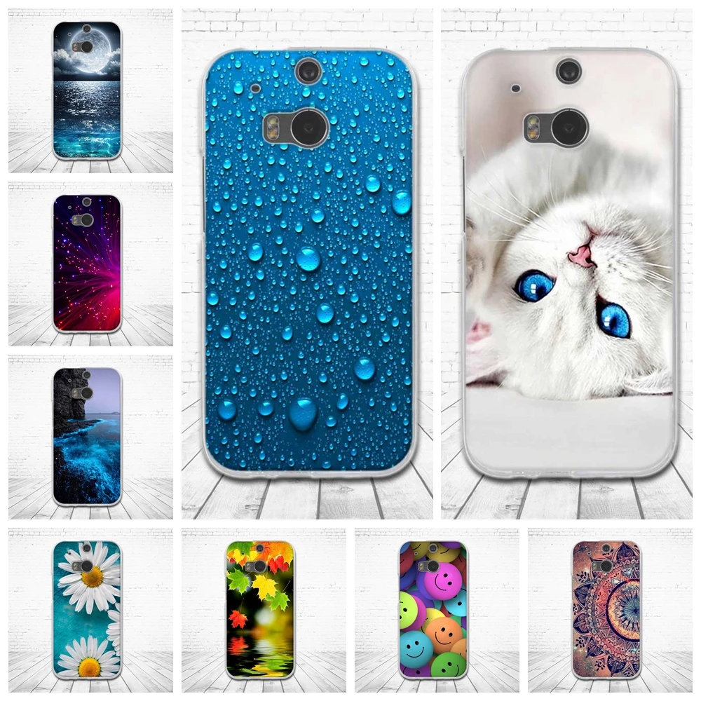 

Case For HTC One M8 M8s Case Cover Pattern Soft TPU Cover For HTC One M8 M8s Back Silicon Case For HTC One M8 Protection Shells