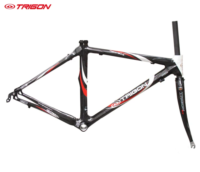 Best price at $951 Cheap TRIGON RQC913 carbon fiber ultra light 700c road bike bicycle frame frameset carbon frame include seatpost seat post