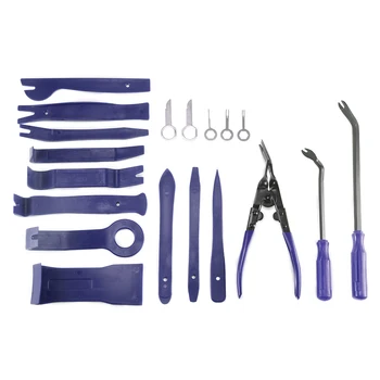 

19pcs/set Auto Car Radio Panel Door Clip Panel Trim Dash Audio Removal Installer Pry Kit Repair Tool Car-Styling