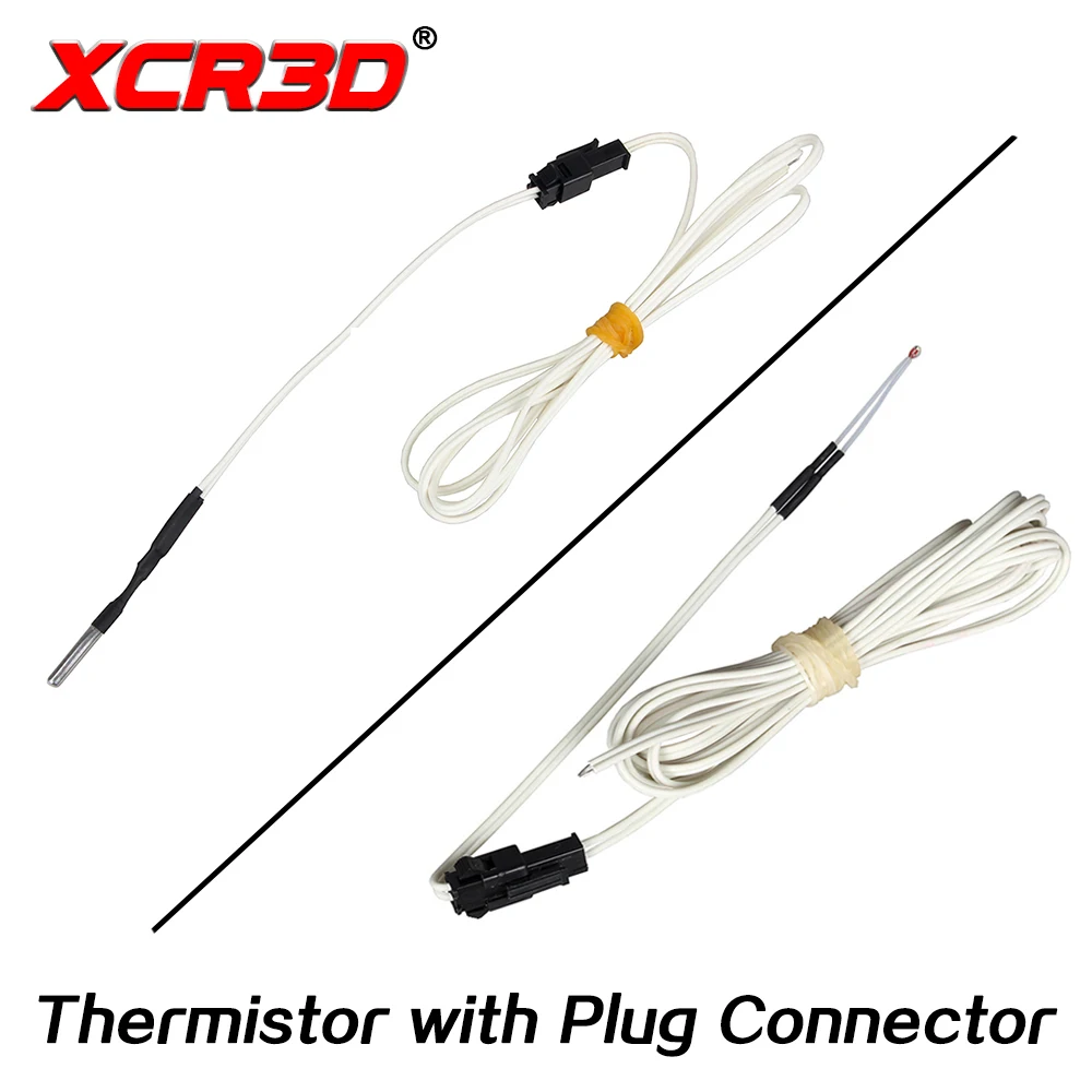 Деталь 3D принтера XCR3D 100k ohm B3950 NTC датчик температуры фотореле 1 м 5 2 Кабель с