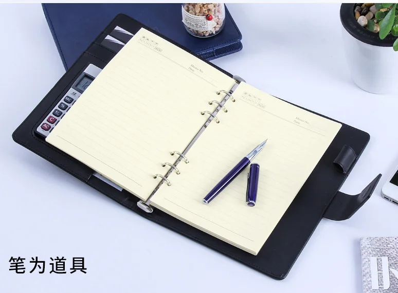 Блокнот органайзер из ПУ кожи А5 с блокировкой 1192C|agenda organizer|leather a5a5 refill |