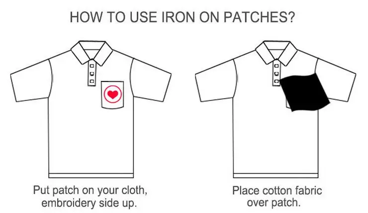 how to iron patches 1