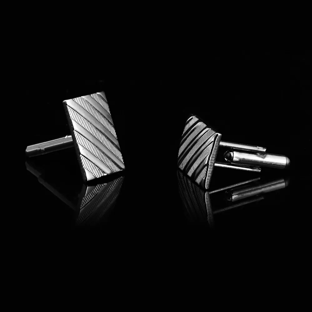 

JAVRICK Stainless Steel Silvery Vintage Jewelry Wedding Gift Men's Cuff Links Cufflinks for Wedding Best Man Usher New