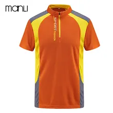 MANLI новые женские мужские летние футболки с длинным рукавом на молнии популярные футболки для улицы быстросохнущая Спортивная одежда для кемпинга и пеших прогулок 8XL