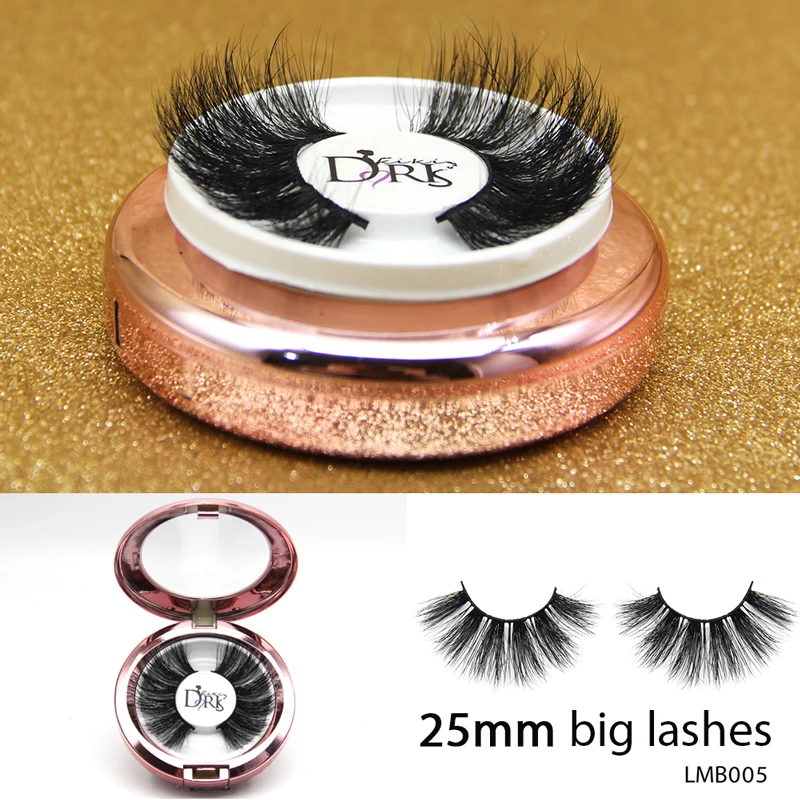 LMB05 3D 25mm Big Mink Lashes Flutter Strip Fake Eyelash The Most